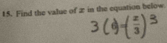 Find the value of æ in the equation below.