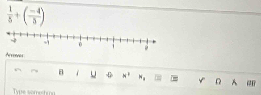  1/5 +( (-4)/5 )
Anewer 
4” 
B 1
x^2 x_0
V Ω A 
Type something