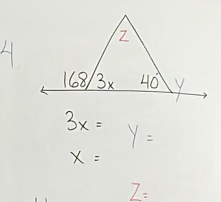 3x=
y=
x=
Z=