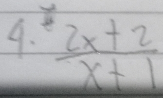  (2x+2)/x+1 