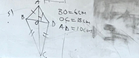 BO=6cm
s1 AD=10cm
OS=15cm