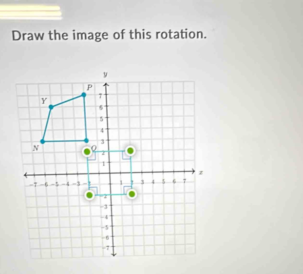 Draw the image of this rotation.