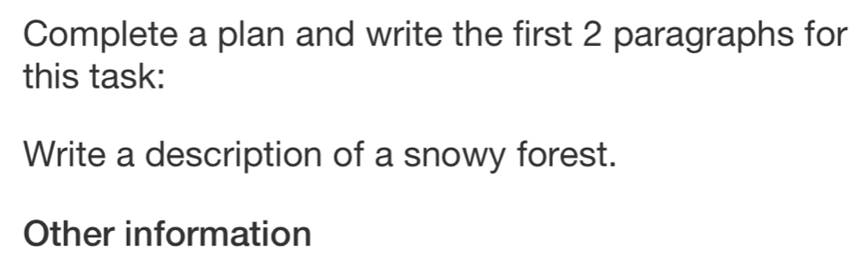 Solved: Complete a plan and write the first 2 paragraphs for this task ...