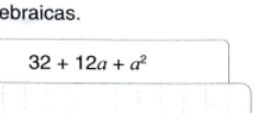 ebraicas.
32+12a+a^2