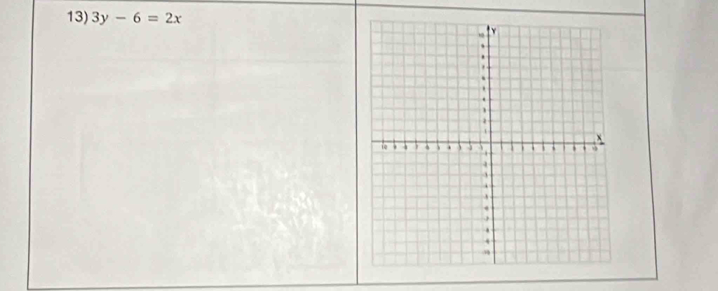 3y-6=2x