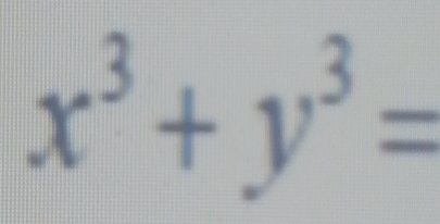 x^3+y^3=