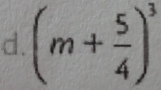 (m+ 5/4 )^3