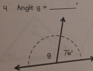 Angle 9= _。