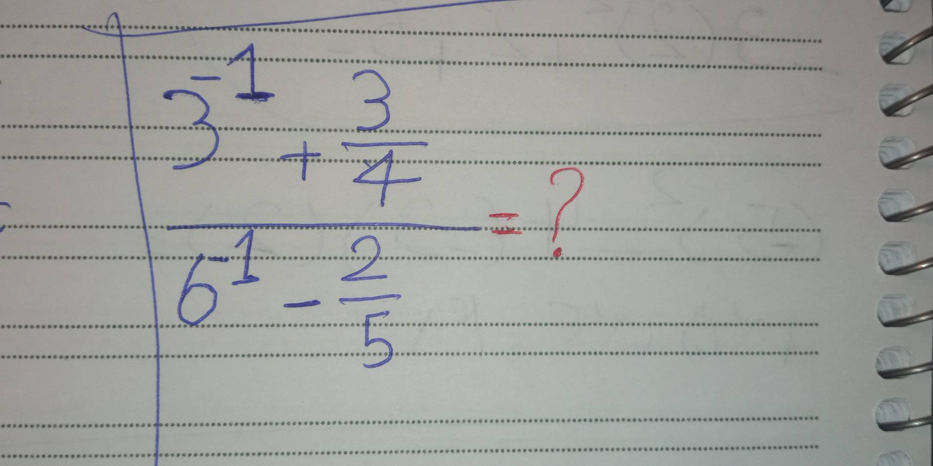 frac 3- 3/4 -frac (3frac 5)^5^2--frac 1/5^2= (