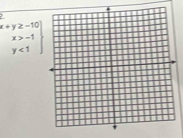 x+y≥ -10
x>-1
y<1</tex>