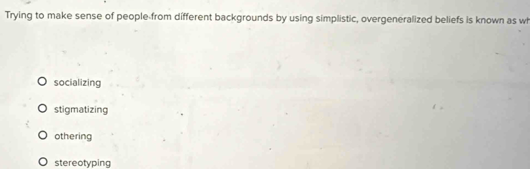 Solved: Trying to make sense of people from dífferent backgrounds by ...