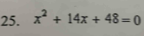 x^2+14x+48=0