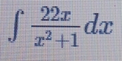 ∈t  22x/x^2+1 dx