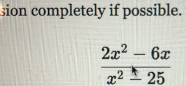 sion completely if possible.