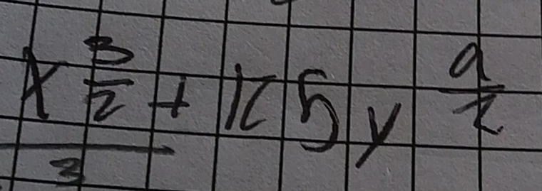 frac xfrac  5/2 +x5y^(frac a)23