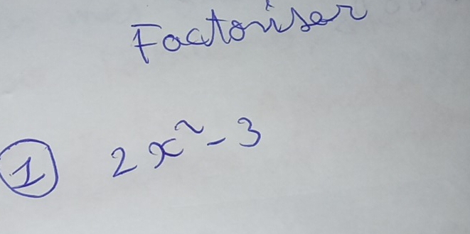 Factor sen 2x^2-3