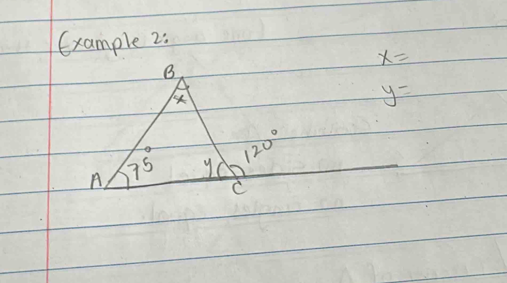 Example 2:
x=
y=