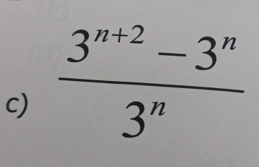  (3^(n+2)-3^n)/3^n 