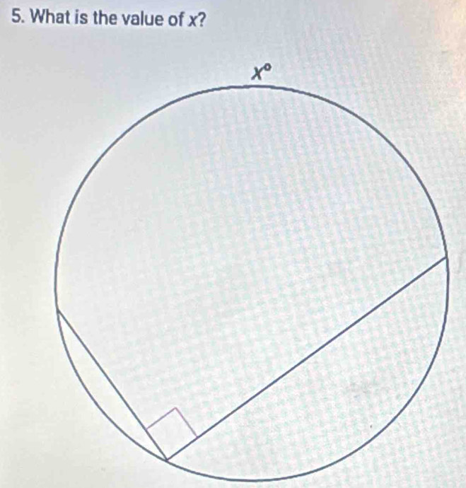 What is the value of x?