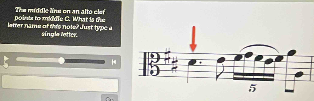 Solved: The middle line on an alto clef points to middle C. What is the ...