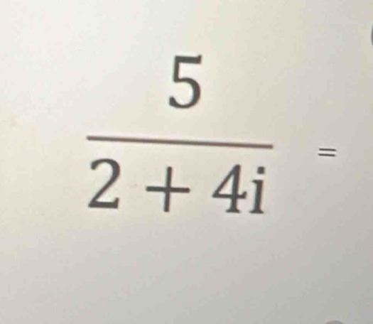  5/2+4i -