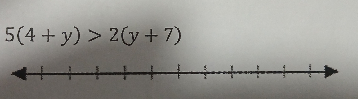 5(4+y)>2(y+7)