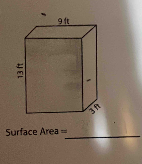 Surface Área =