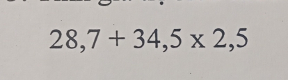 28,7+34,5* 2,5