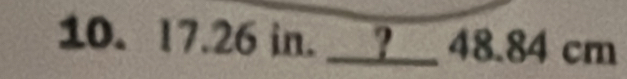 17.26 in. _? 48.84 cm