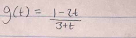 g(t)= (1-2t)/3+t 