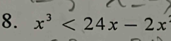 x^3<24x-2x</tex>