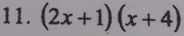 (2x+1)(x+4)