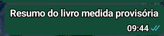 Resumo do livro medida provisória
09:44