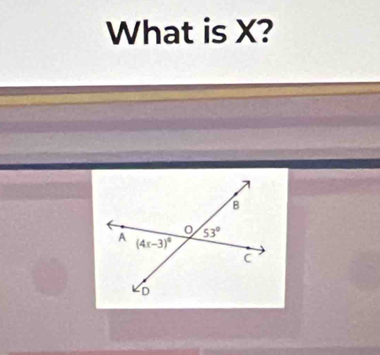 What is X?