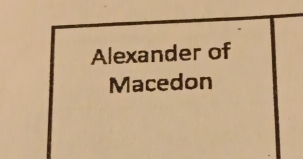 Alexander of 
Macedon