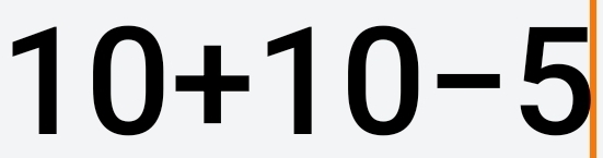 10+10-5