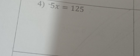 -5x=125