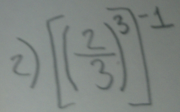 2 [( 2/3 )^3]^-1