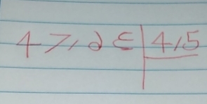 4≥slant 2∈ [frac 4/5