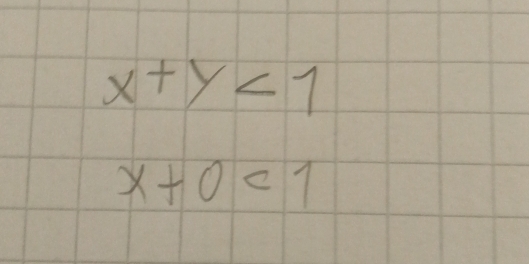 x+y<1</tex>
x+0<1</tex>