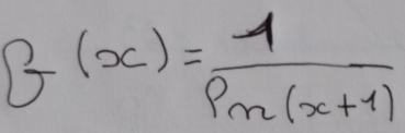 f(x)= 1/ln (x+1) 