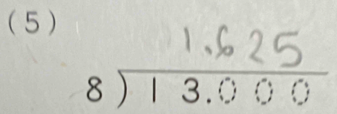 (5 ) 
8 ) 13.00 Ω