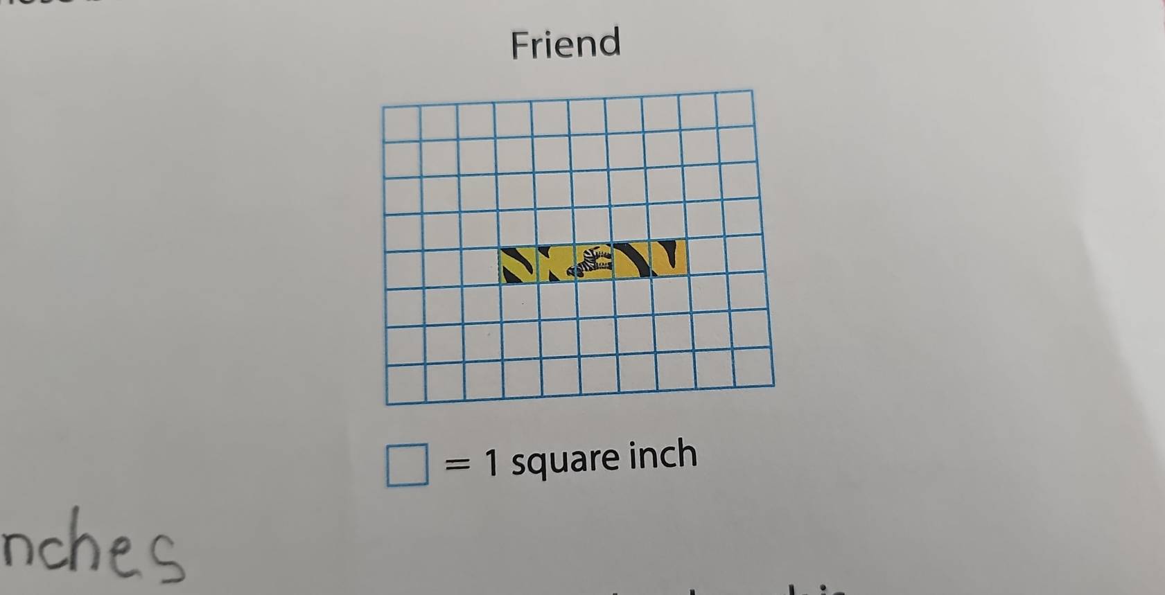 Friend
□ =1 square inch