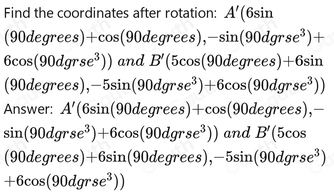 Solved: The endpoints of the line segment AB are A(1,6) and B(5,6) 1 ...