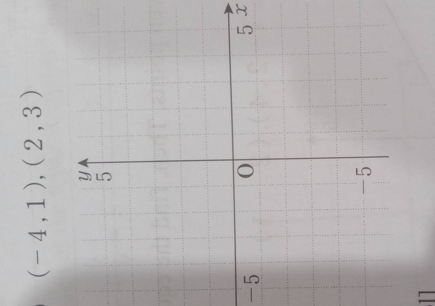 (-4,1),(2,3)
-5
x
11