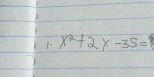 1- x^2+2x-35=