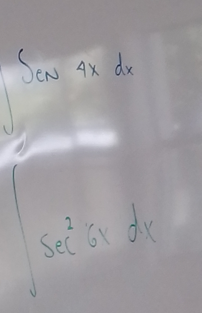 Sess4xdx
∈t sec^26xdx