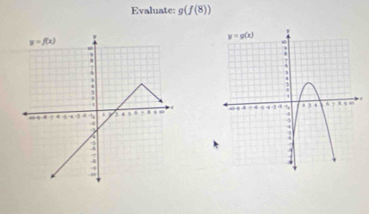 Evaluate: g(f(8))