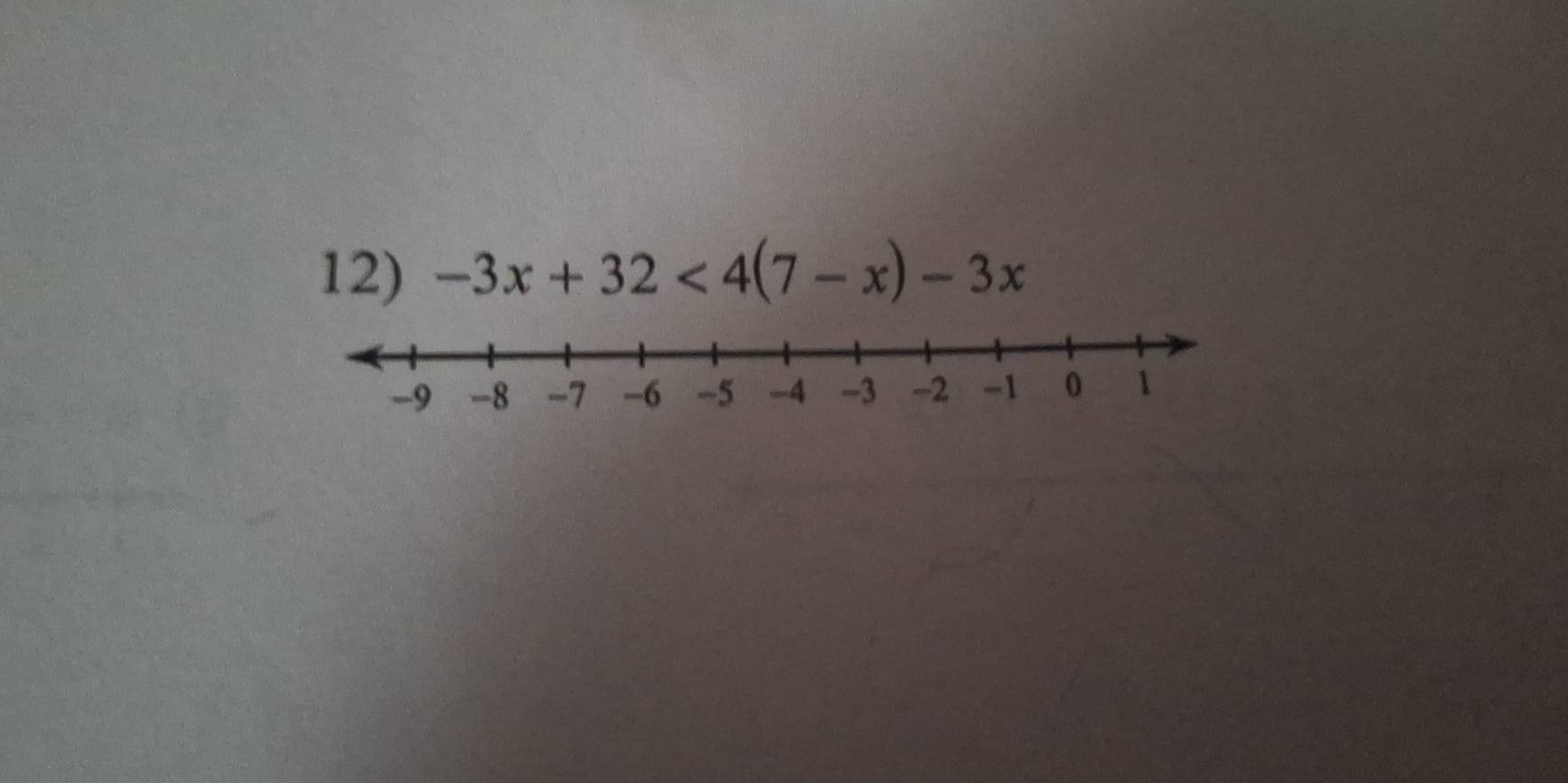 -3x+32<4(7-x)-3x