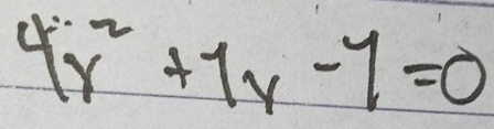 4r^2x+7y-7=0